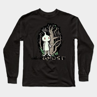 Onion Ghost | Japan Kodama Spirit Ghost that inhabits Onions Long Sleeve T-Shirt